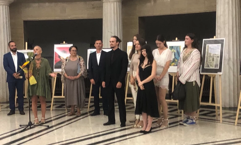 Откриването на изложбата
